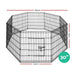 I.pet 30’ 8 Panel Pet Dog Playpen Puppy Exercise Cage