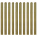 30 Pcs Impregnated Fence Slats Wood 120 Cm Tobbkai