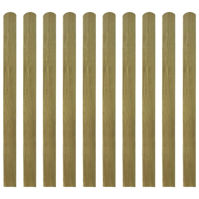 30 Pcs Impregnated Fence Slats Wood 120 Cm Tobbkai
