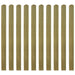 30 Pcs Impregnated Fence Slats Wood 120 Cm Tobbkai