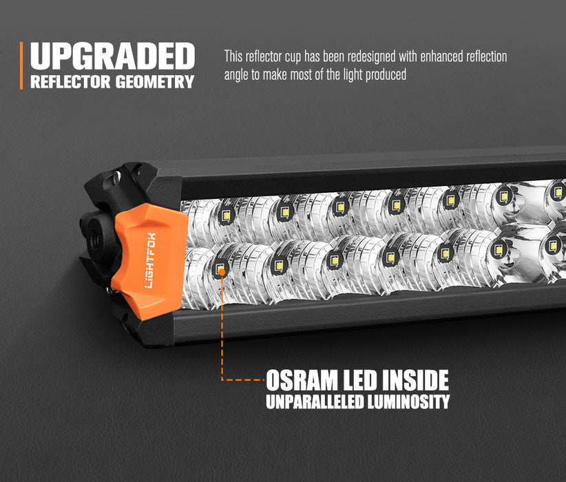 30Inch Osram Led Light Bar Spot Flood Combo Beam Driving Lamp Offroad 4X4