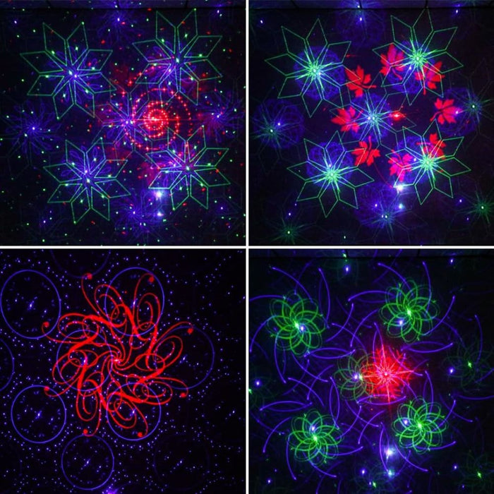 30 Patterns Mini Rgb Rechargeable Laser Projector Stage