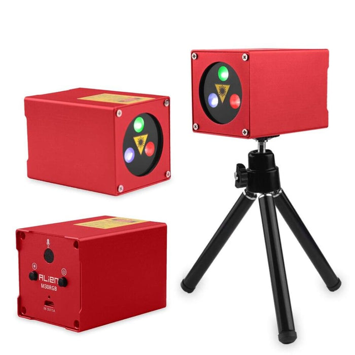 30 Patterns Mini Rgb Rechargeable Laser Projector Stage