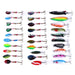 30 Piece Metal Sequin Set For Fresh Sea Bass Fishing 2.5