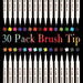 30 Soft Brush Metallic Art Markers Card Making Crafts Rock