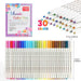 30 Soft Brush Metallic Art Markers Card Making Crafts Rock