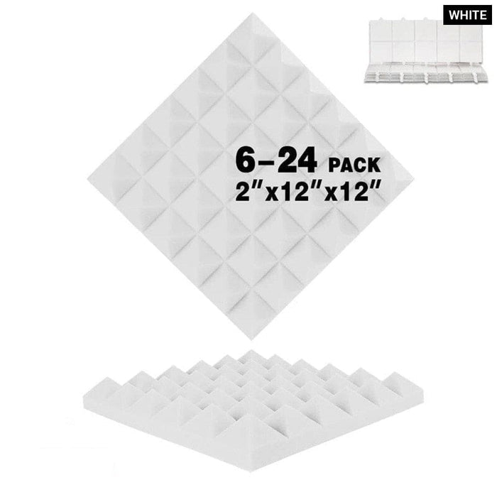 30*30 Pyramid Sound Treatment Panel 6 12 24 Pc Wall Decal