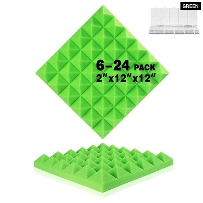 30*30 Pyramid Sound Treatment Panel 6 12 24 Pc Wall Decal