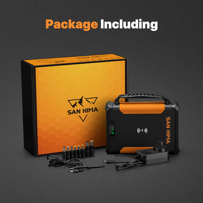 24Ah Lithium Portable Power Pack Build-In Led Lights Camping Outdoor