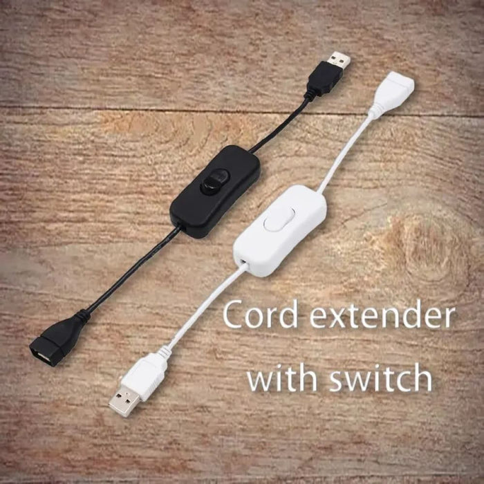 30cm Usb Extension Cable With Switch Button