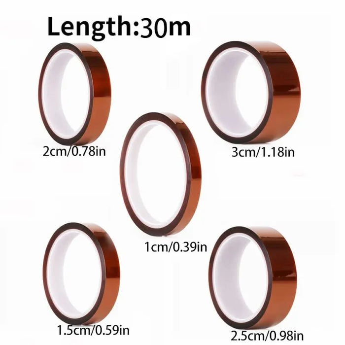 30m High Temp Polyimide Tape Anti Static Lithium Battery