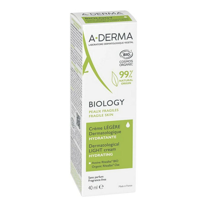 Hydrating Cream By Aderma Biology Light 40 Ml