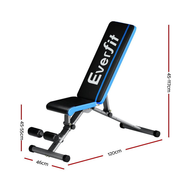 330kg Weight Bench 10 Levels Adjustable Fid Home Gym Press