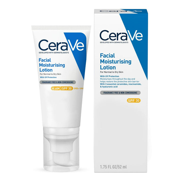 Moisturizing Facial Lotion By Cerave Spf 30 52 Ml