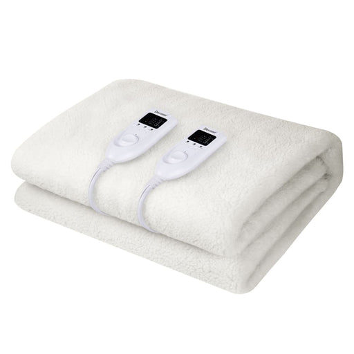 350gsm Electric Blanket Heated Fully Fitted Fleece Pad
