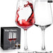 350ml Clear Glass Wine Glasses for Parties and Family