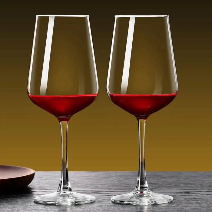 350ml Clear Glass Wine Glasses for Parties and Family
