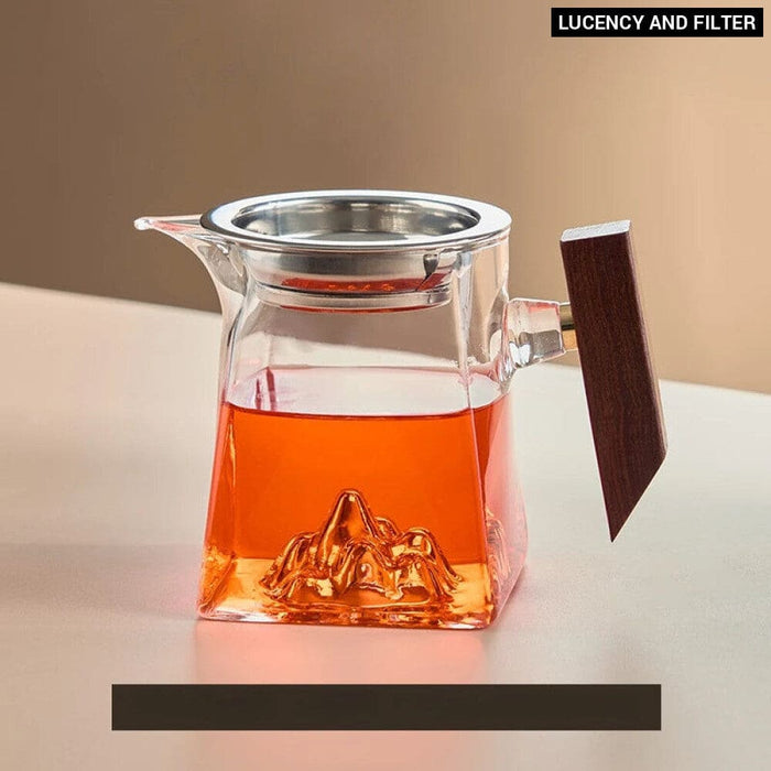 350ml Pyrex Tea Set with Handle and Filter