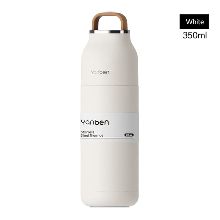 350ml Vacuum Flask Stainless Steel Bottle With Cup Lid