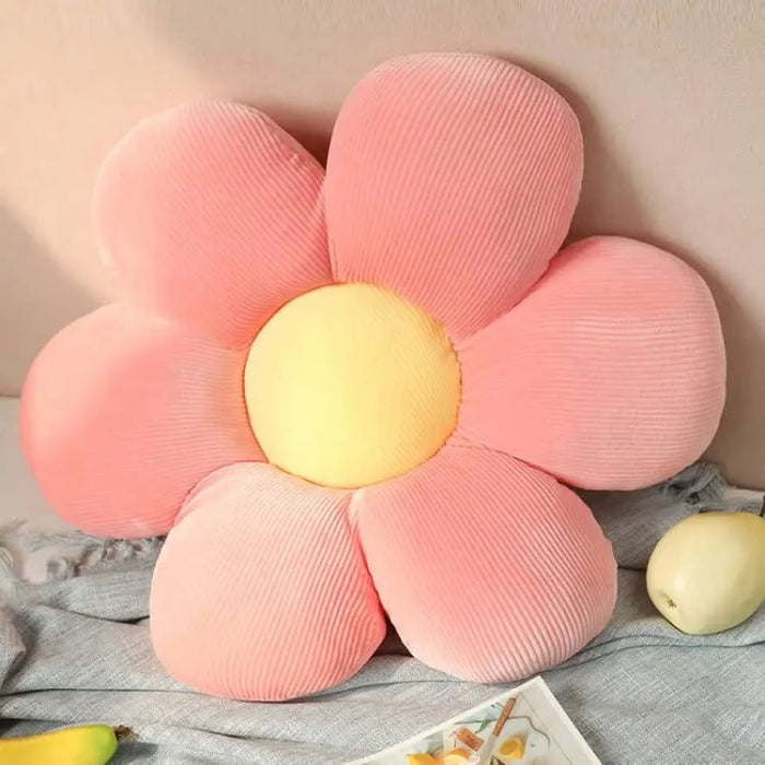 35cm Colourful Flower Plush Pillow For Girls Home Decor