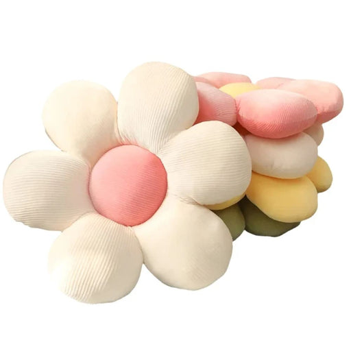 35cm Colourful Flower Plush Pillow For Girls Home Decor