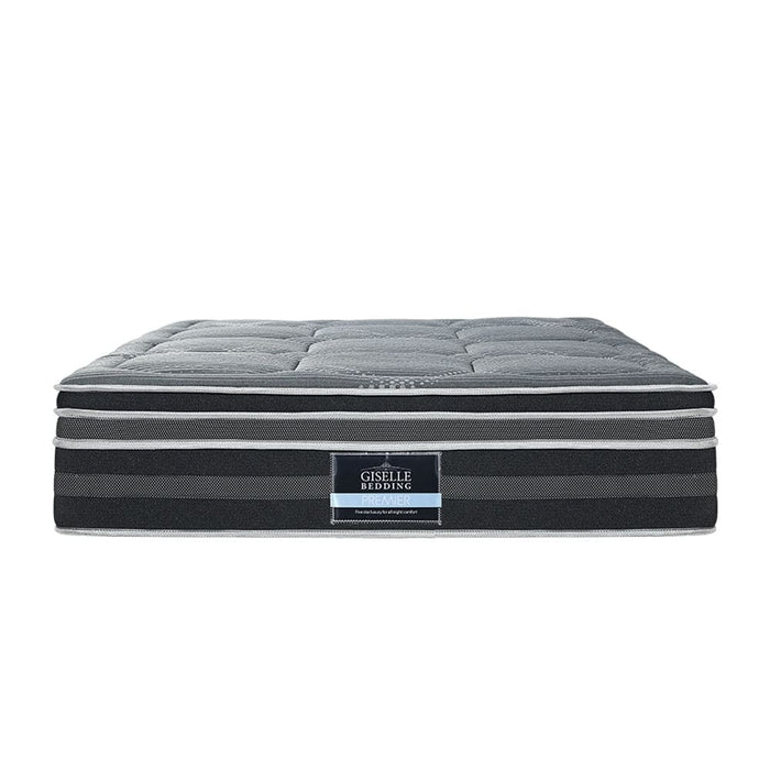 35cm King Mattress Bed 7 Zone Dual Euro Top Pocket Spring