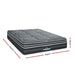35cm Queen Mattress Bed 7 Zone Dual Euro Top Pocket Spring