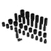 Goslash Picks 35pcs 1/2’ Drive Impact Socket Set Metric