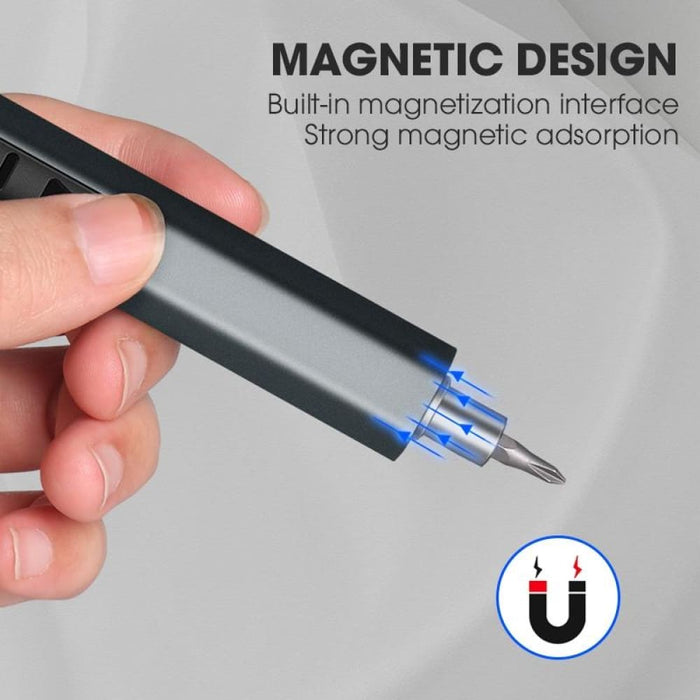 36 In 1 Rechargeable Mini Electric Screwdriver Set With 3