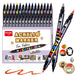 36/84 Colour Dual Tip Acrylic Paint Markers for Diy