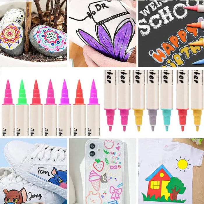 36 Pastel Acrylic Paint Markers for Rock Painting Wood