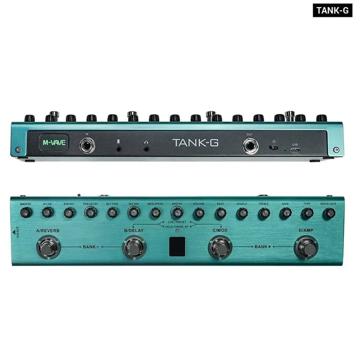 36 Preset Guitar Multi Effects Pedal With 8 Ir Cab Slots