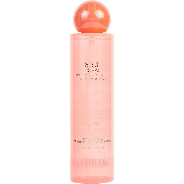 360 Coral Body Mist by Perry Ellis for Women - 240 Ml