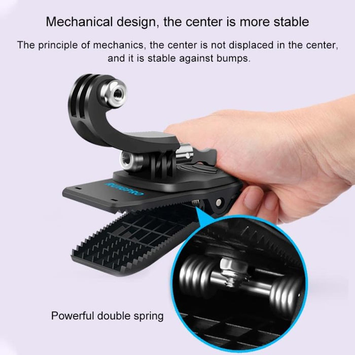 360 Degree Rotation j Type Backpack Rec Mounts Clip Clamp