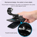 360 Degree Rotation j Type Backpack Rec Mounts Clip Clamp