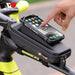 360 Degree Rotation Multifunctional Bicycle Bag with Phone