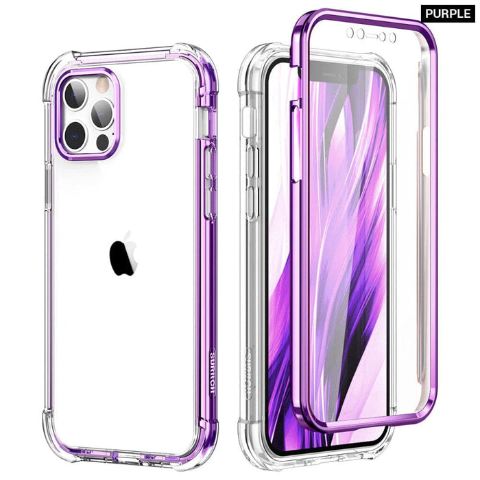 360 Full Body Shockproof Case For Iphone 12 Pro Slim