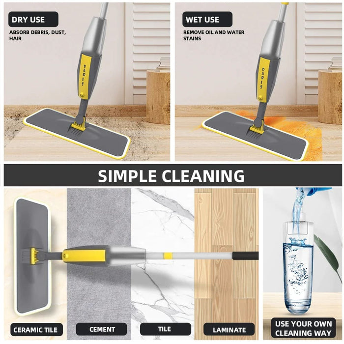 360° Rotating Multifunction Floor Cleaning Mop