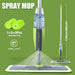 360 Rotating Spray Floor Mop with Reusable Microfiber Pads