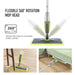 360 Rotating Spray Floor Mop With Reusable Microfiber Pads