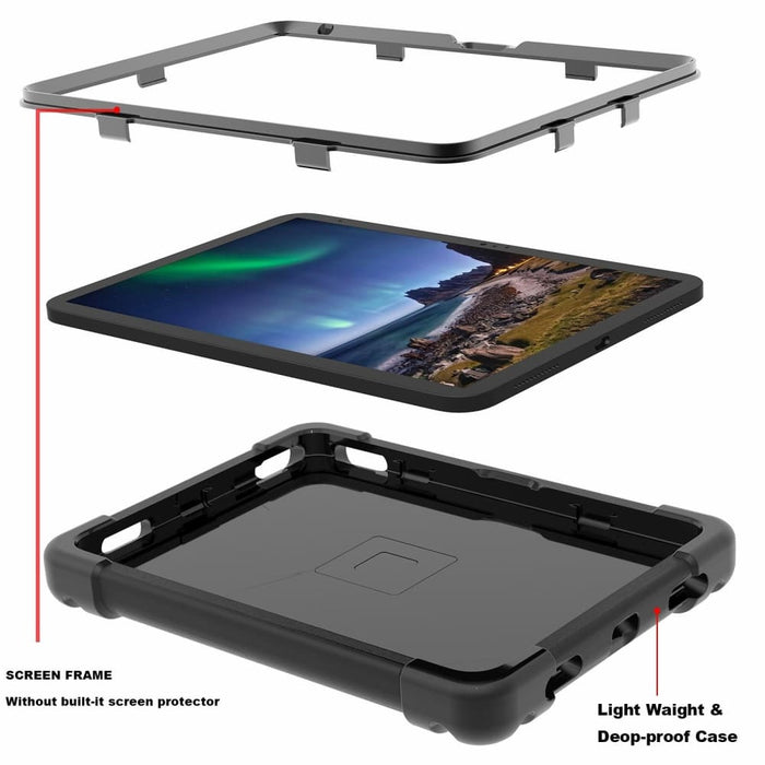 360 Rotating Tablet Case With Protective Bracket For Ipad