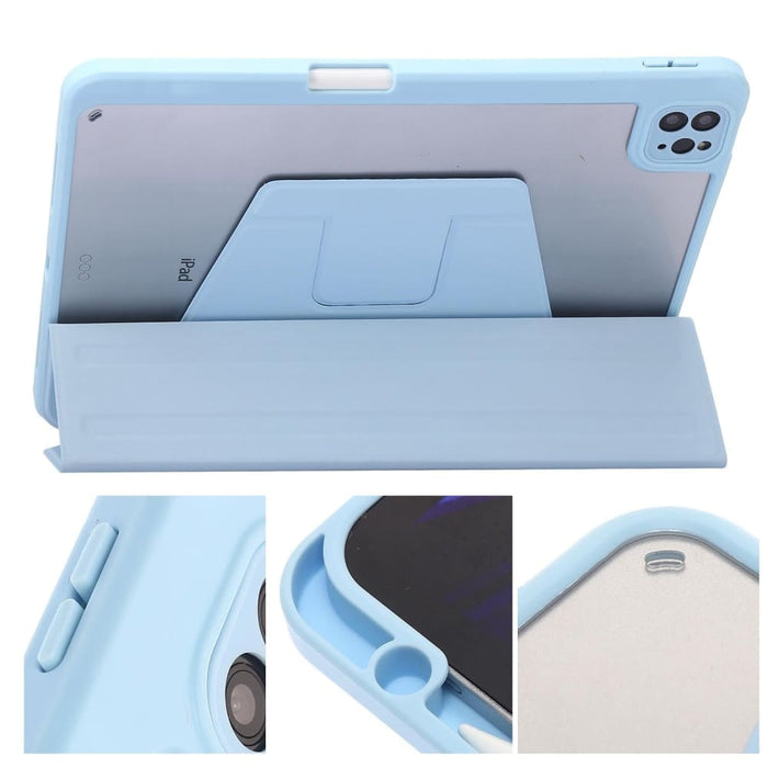 360 Rotation Acrylic Leather Smart Tablet Case For Ipad Air