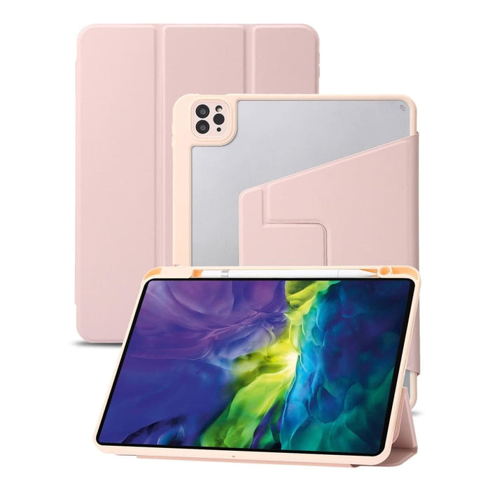 360 Rotation Acrylic Leather Smart Tablet Case For Ipad Air