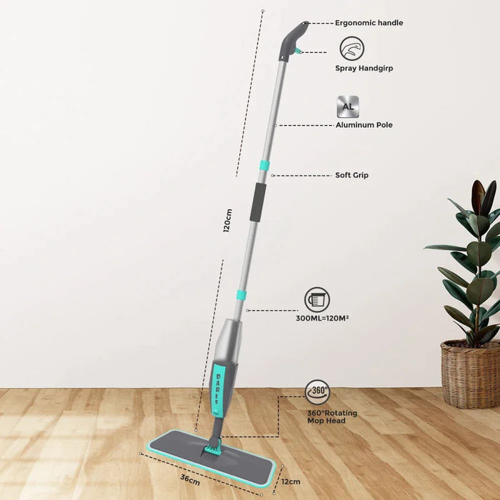 360° Rotation Floor Cleaning Spray Mop With Microfiber