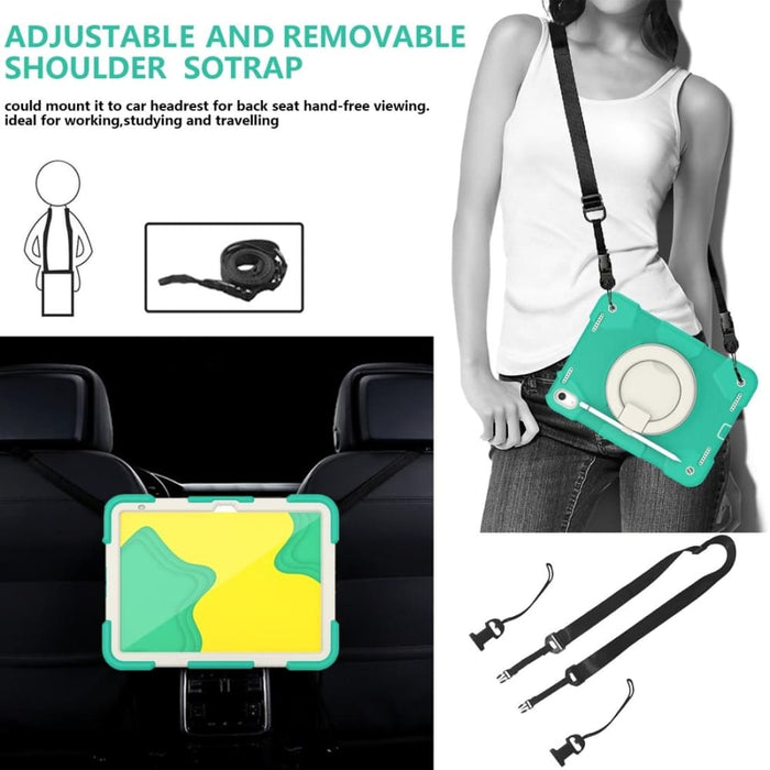 360 Rotation Pc Silicone Tablet Case For Ipad 10th Gen 10.9