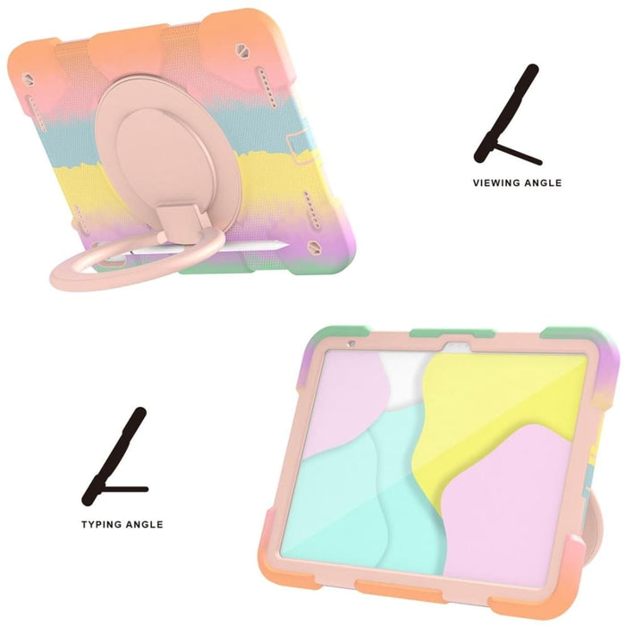 360 Rotation Pc Silicone Tablet Case For Ipad 10th Gen 10.9