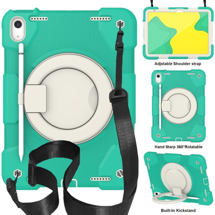 360 Rotation Pc Silicone Tablet Case For Ipad 10th Gen 10.9