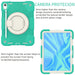 360 Rotation Pc Silicone Tablet Case For Ipad 10th Gen 10.9