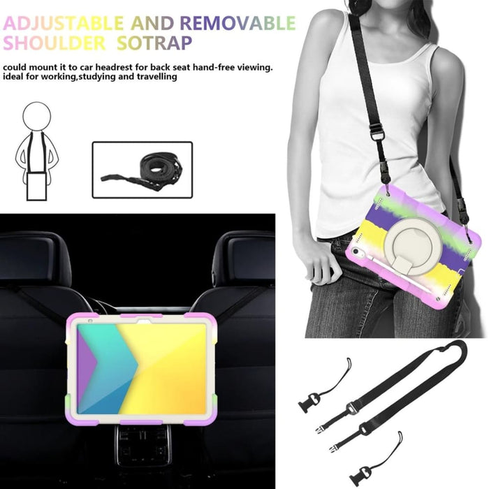 360 Rotation Pc Silicone Tablet Case For Ipad 10th Gen 10.9