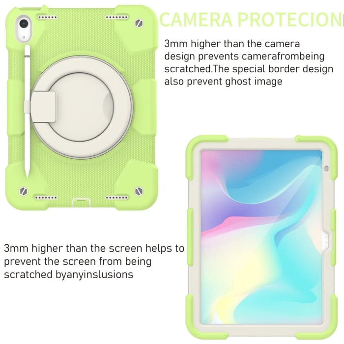 360 Rotation Pc Silicone Tablet Case For Ipad 10th Gen 10.9